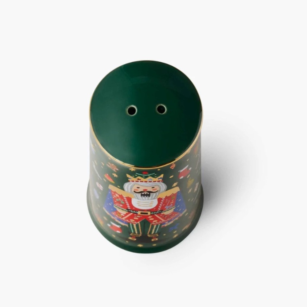 🎄NIB🎄Rifle Paper Co.🎄Nutcracker and Christmas Tree Salt & Pepper Shakers - Picture 4 of 9